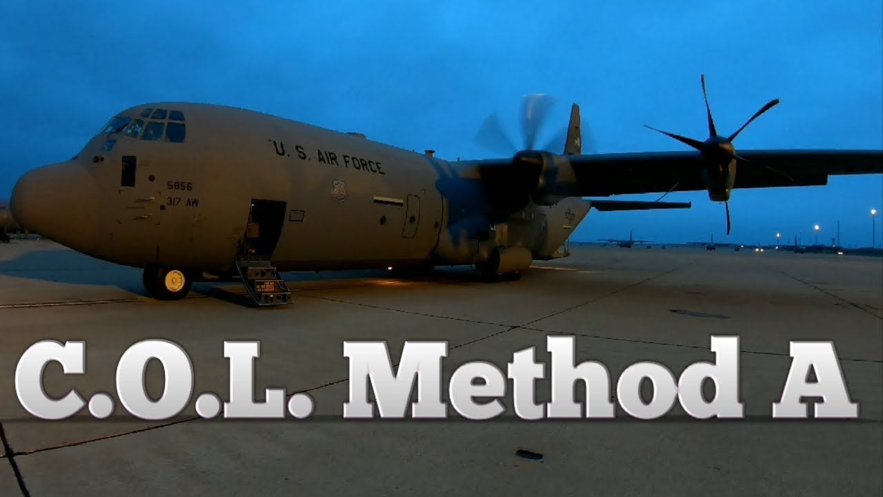 C130J Training Combat Offload Method A - YouTube