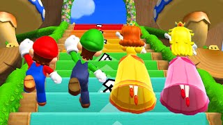 Mario Party 9 - Step it Up - Mario vs Luigi vs Peach vs Daisy (Master Difficulty)