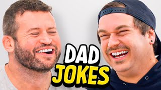 Dad Jokes | Don't laugh Challenge | Andrew vs Matt | Raise Your Spirits