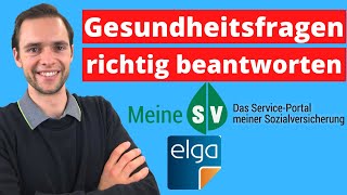 🇦🇹 Leistungsinformation von der Krankenkasse einholen | Gesundheitsfragen richtig beantworten  🇦🇹