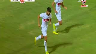 هدف "حسام أشرف" لاعب الزمالك في مرمى وادي دجلة "من لمسه واحده يكسر حاجز الصمت"