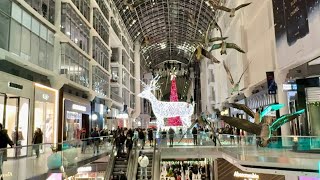 Experience The Magic Of Christmas🎅🌲At Eaton Centre In Toronto ❤️ 2024!