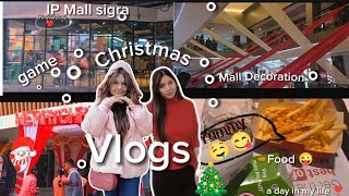 *VLOG *  Life of an Indian girl 💓💓|| Christmas decorations 🌲🌲|| Ip Mall sigra Varanasi