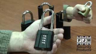 FJM Security Combination Padlocks Heavy Duty, combination padlock, best combination padlock