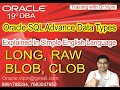 Oracle SQL Advance Datatypes | RAW LONG CLOB BLOB | Using RAW BLOB CLOB LONG Datatypes in Oracle