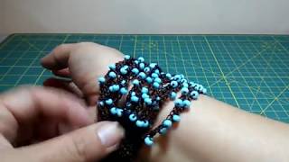 PULSERA DE 200 CHAQUIRONES (BISUTERIA TEJIDA #3)