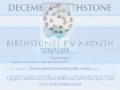 birthstones by month