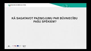 Kā sagatavot Paziņojumu par būvniecību pašu spēkiem