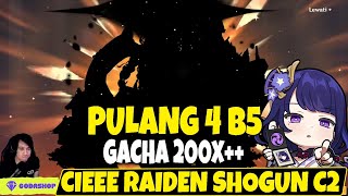 Cieee Raiden Shogun C2 - Gacha 200x++ Genshin Impact v3.3