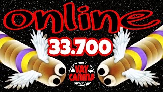 33.700 ☆ Online Slitherio PRO Gameplay 2021