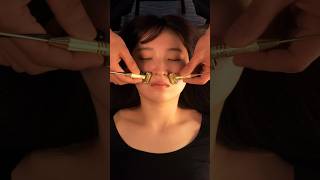 Massage roller triggers that make you sleepy #facial #asmr