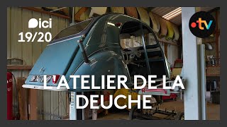 À l'atelier de la Deuche, Jordan restaure les 2CV et autres Méharis