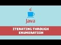 Java Programming Tutorial - Iterating through Enumerations / Enums