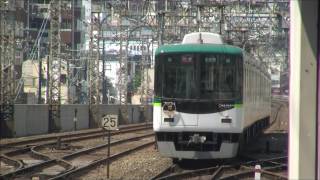 京阪電車＊＊＊７２０１編成君、今日は２扉車の特急車の代走の仕事が貰えました（＾＾）ｖ