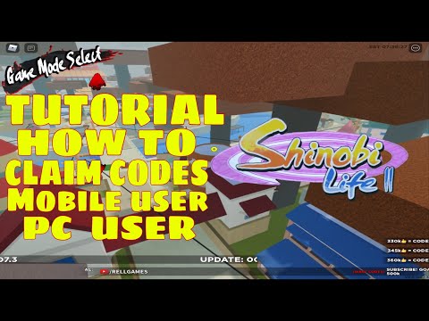 [SL2 CODES HOW TO] SL2 How to Claim Codes in Shinobi Life 2 in Mobile and PC FREE CODES ROBLOX