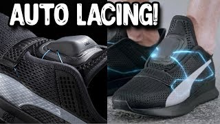 Puma's New Self-Lacing Shoe! Puma Fit Intelligence!