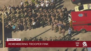 Law enforcement honor fallen FHP Trooper Zachary Fink