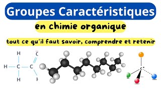 Groupes caractéristiques en chimie organique