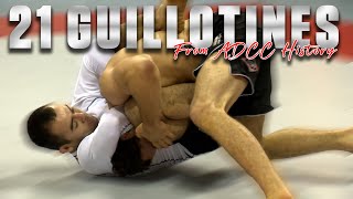 21 Guillotines From ADCC History | ADCC Submission Series