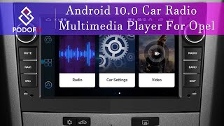 Android 10.0 Car Radio Multimedia Player For Opel (A2761) UI display + mirror link(German version)