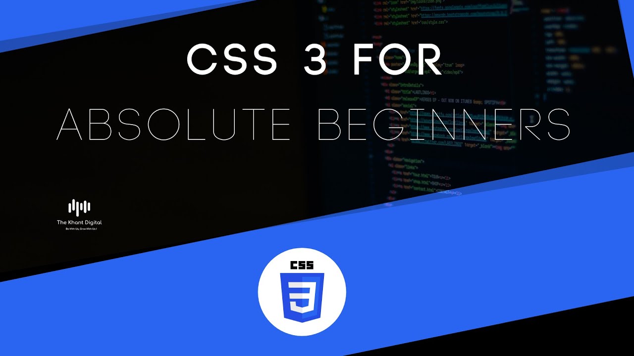 Beginner တွေအတွက် CSS 3 - YouTube