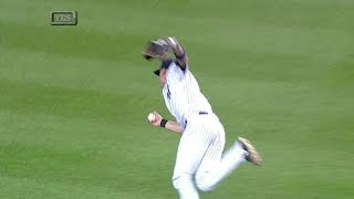 Ryan stays with it to make a barehanded grab