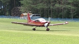 Flugsportclub Ferlach Zlin Z 143 Ls takeoff at Airfield Ferlach | OE-DMA