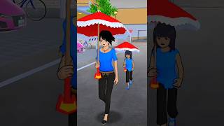 Mio pingsan di tengah hujan🌧️🤣 #shorts #sakuraschoolsimulator #shortsvideo #funny #trendingshorts