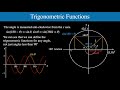 The Trigonometric Functions and the Unit Circle