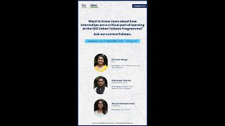 IIHS UFP 2023-24 | InstaLive with IIHS Alumni | Reflections on the IIHS Urban Fellows Programme_01