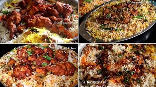 2 Types Of Special Biryani Recipes For Eid - Chicken Tikka Biryani & Chicken 65 Biryani Recipe