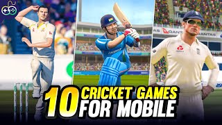 10 Best CRICKET Games For Android & iOS Ever Made | T20 World Cup Special [HINDI]