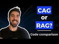 RAG vs CAG - A hands-on technical breakdown to choosing the right approach