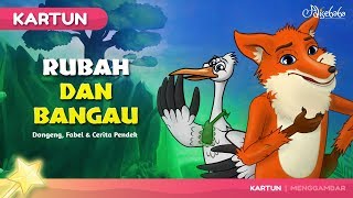 Rubah dan Bangau Kartun Anak Cerita2 Dongeng Bahasa Indonesia - Cerita Untuk Anak Anak