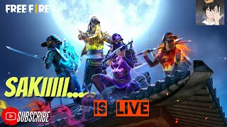 Night Stream 🥲. |English Free Fire MAX  👍 Good stream | Playing Solo | Streaming with Turnip