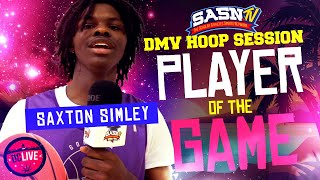 DMV Hoop Session Interviews Guard Saxton Simley