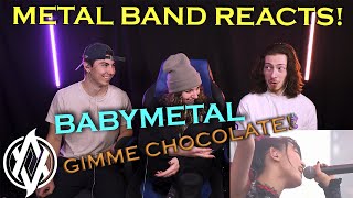 BABYMETAL - Gimme Chocolate! (Live) REACTION | Metal Band Reacts! *REUPLOADED*