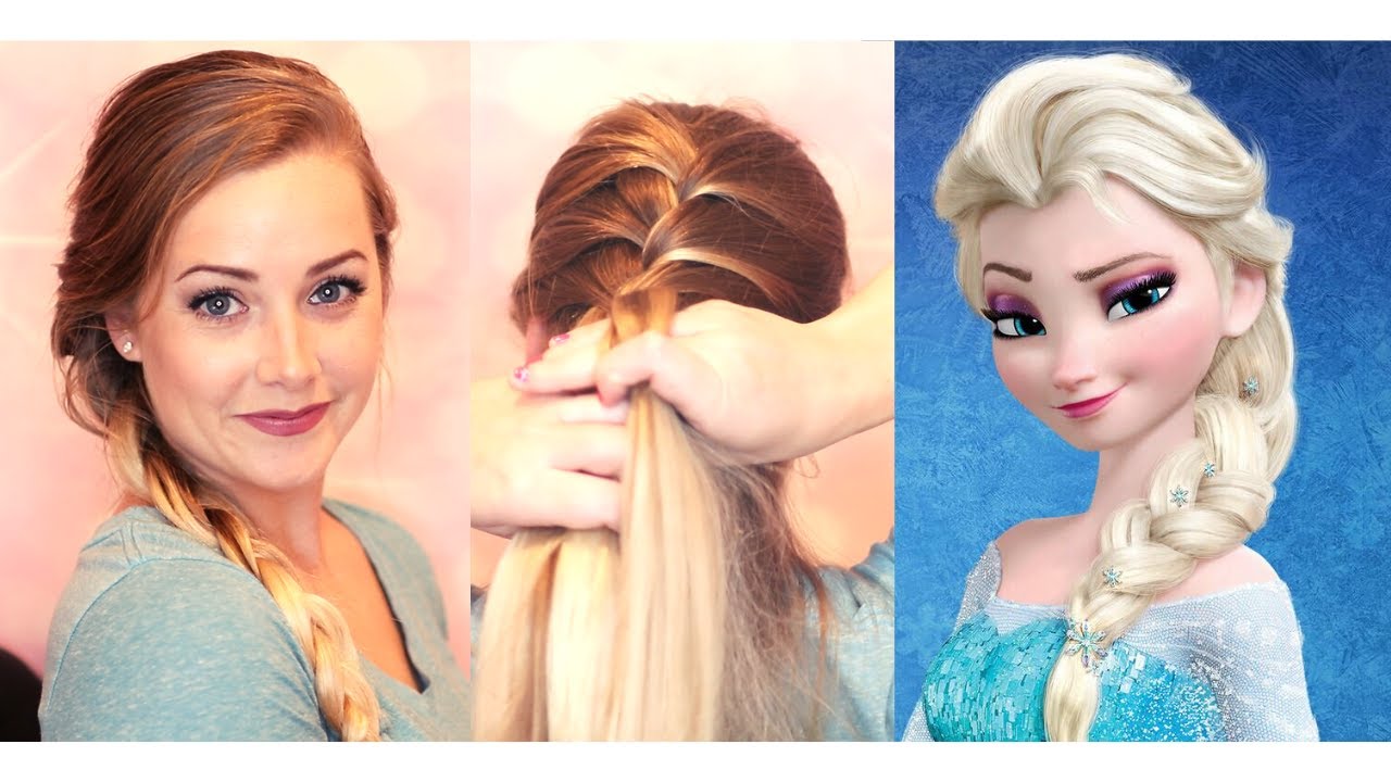 Elsa Hairstyle Tutorial Inspired