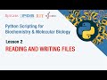Reading and Writing Files using Python and Jupiter Notebooks
