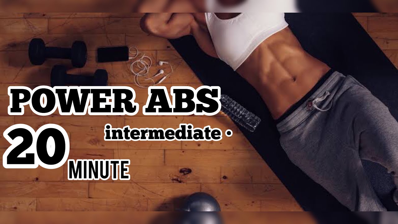 20 Minute POWER ABS INTERMEDIATE/ No Equipment/Asep_id - YouTube