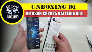 Kitosun CR2025 Batteria Bottone al litio 3V   Pile 3 Volt cr 2025 20 pezzi