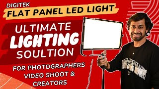 Digitek Flat Panel LED Light: The Ultimate Lighting Solution for Creators Photographers \u0026 FIlmMakers