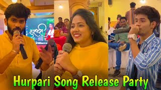 Bunny And Vishal phale Reaction On Hurpari Song Live | Hurpari Song Release Party #live #reaction