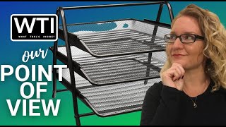 Our Point of View on Greenco Paper Tray Mesh Desk Organizers