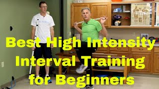 Best HIIT Workout for Beginners-Burn Fat & Improve Posture. High Intensity Interval Training.
