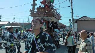 佐原駅へお出迎え　(平成25年新宿祭禮)