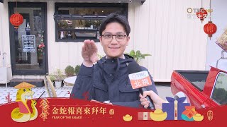 金蛇報喜來拜年  民眾喜道新年願望