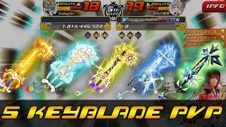 [KHUx JP] 5 Keyblade PvP Showcase