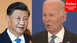 Biden Flexes Competition With China, Ensuring Relationship 'Never Tipped Over Into Conflict'