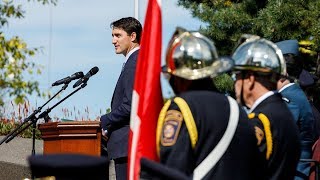 Prime Minister Trudeau delivers remarks at the 2018 Canadian Firefighters Annual Memorial Ceremony